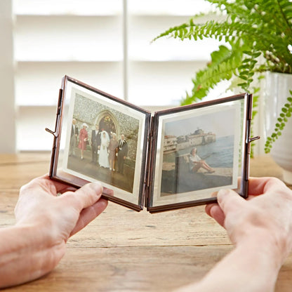 Fifaytech™ Recycled Glass And Metal Photo Frame