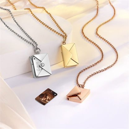 Fifaytech™ Memorial Photo Necklace - Letter