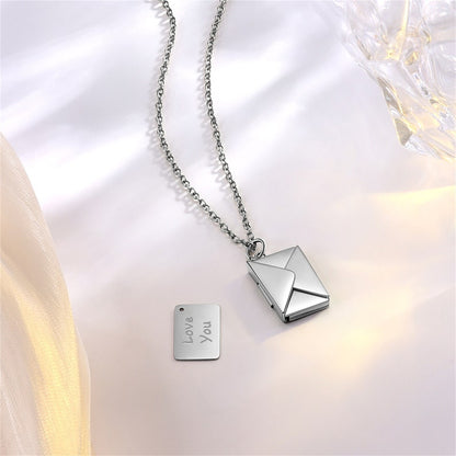 Fifaytech™ Memorial Photo Necklace - Letter