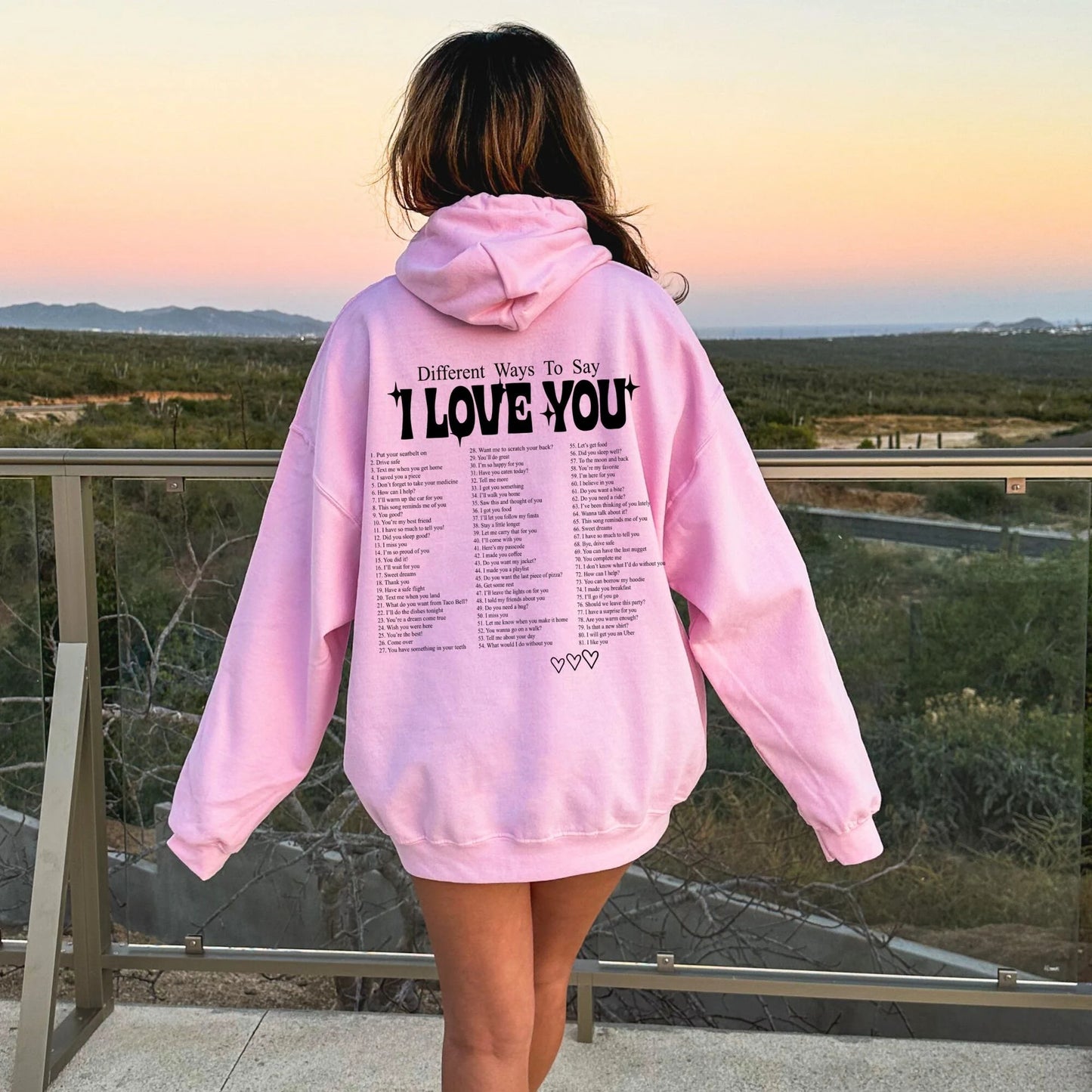 Fifaytech™ Different ways to say I love you Hoodie