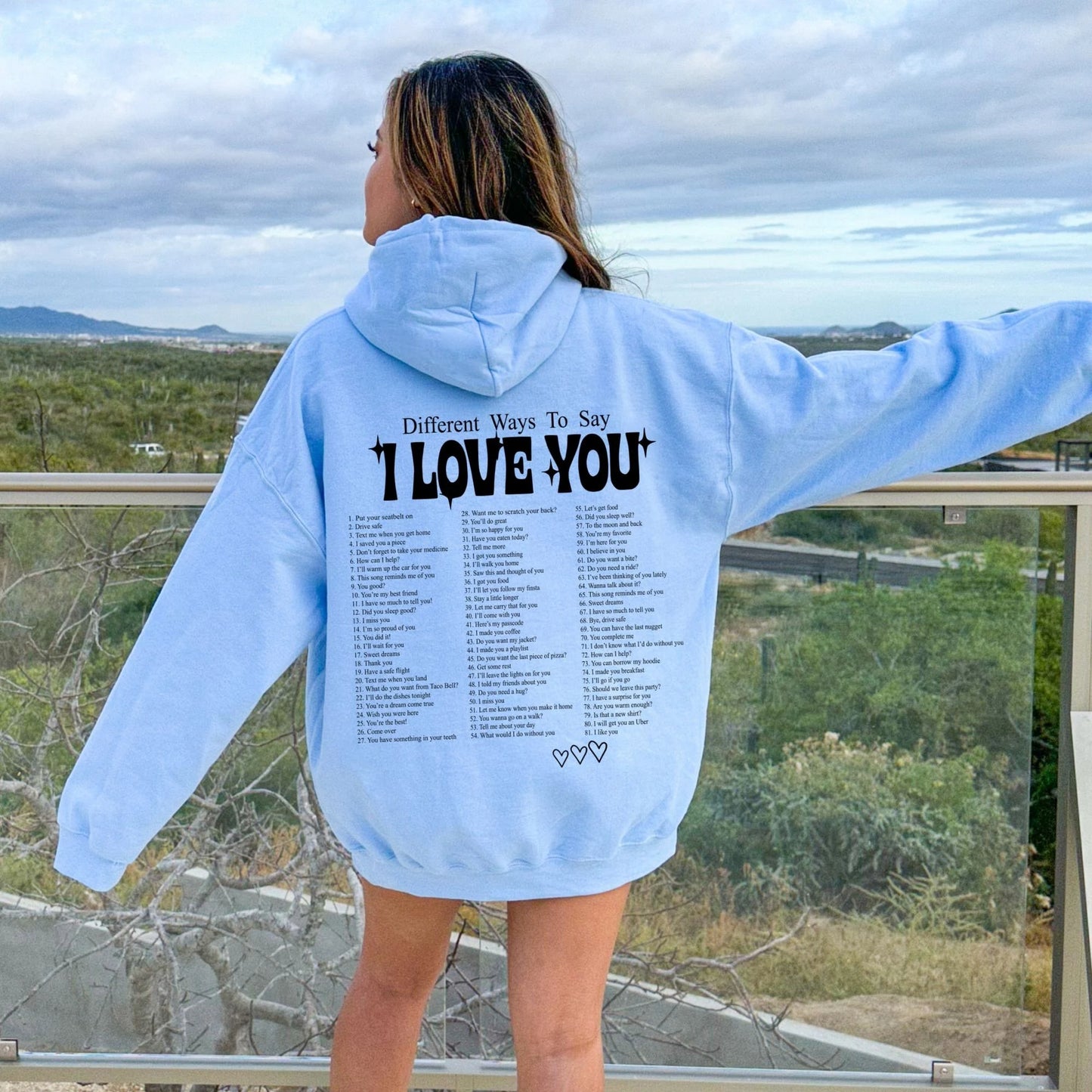 Fifaytech™ Different ways to say I love you Hoodie