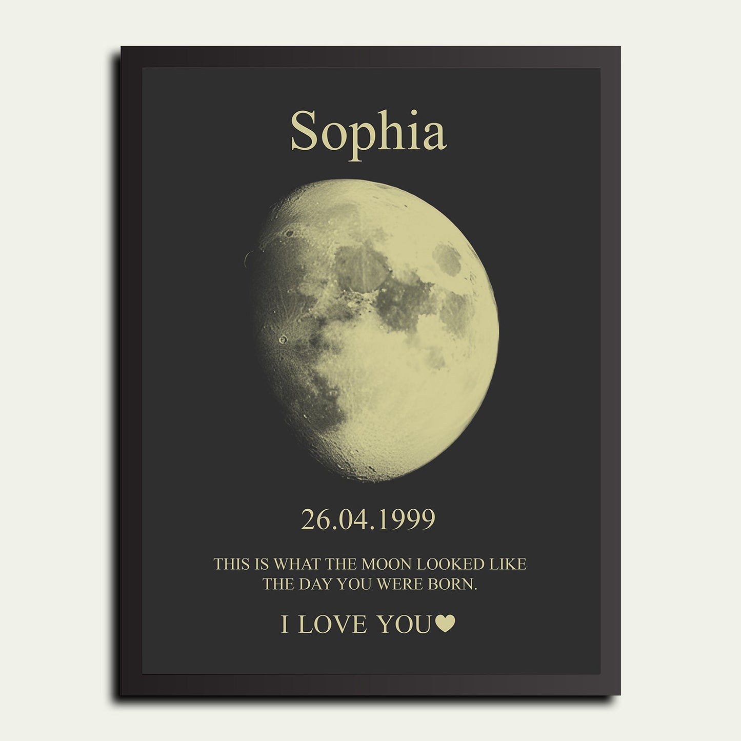 Fifaytech™ Personalized Moon Phase Art