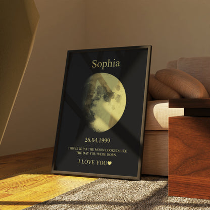 Fifaytech™ Personalized Moon Phase Art