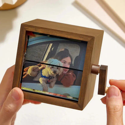 Fifaytech™ Customized Pet Photo Mechanical Flipbook Frame