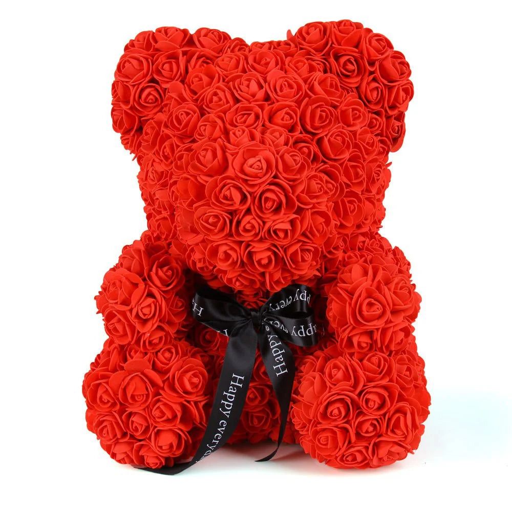 Fifaytech™ HandMade Artificial Flowers Rose Teddy Bear