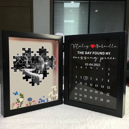 Fifaytech™ Personalized The Day I Found My Missing Piece Puzzele Photo Frame