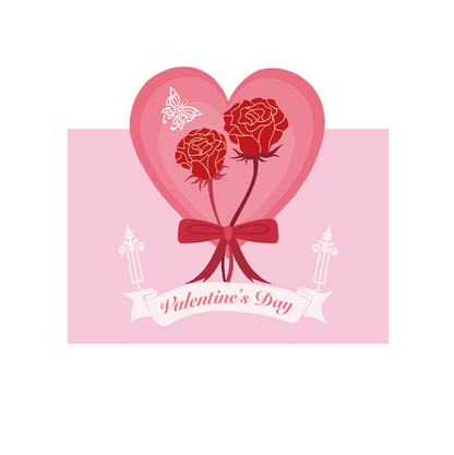 Fifaytech™ Valentine‘’s day heart Greeting Card