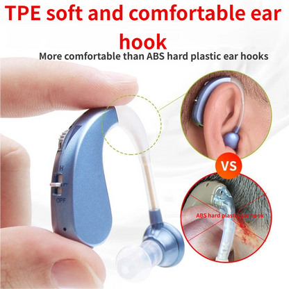 Rechargeable Automatic Hearing Aids for Seniors - Noise-Free Natural Sound, Easy-to-Use